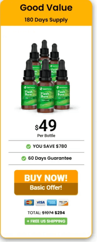 Flush Factor Plus  3 bottles  pricing